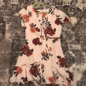 BB Dakota pink floral dress